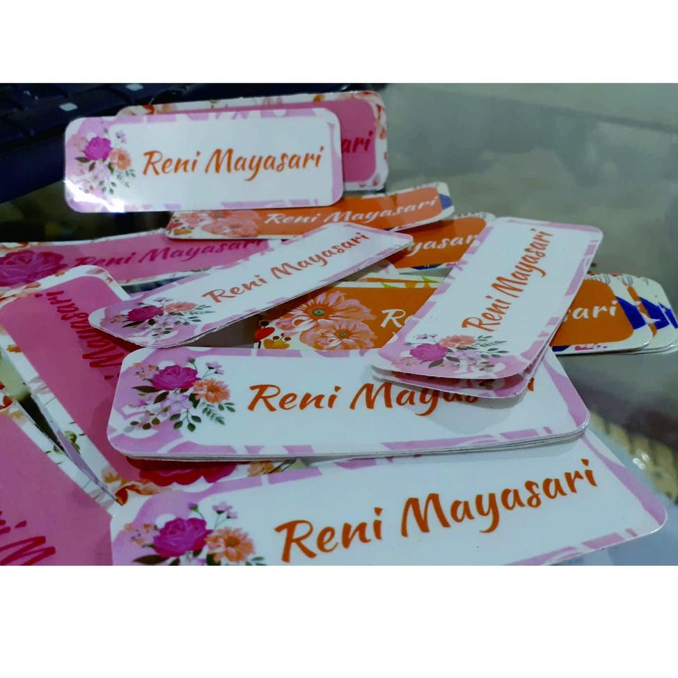 

O@W || Sticker Nama Buku | Sticker Nama Botol | Stickre Nama Sekolah ||Ready