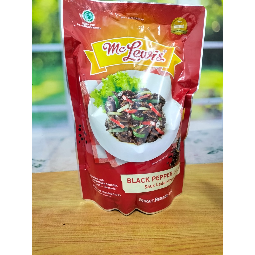 

Black Pepper Sauce Mc Lewis 1kg