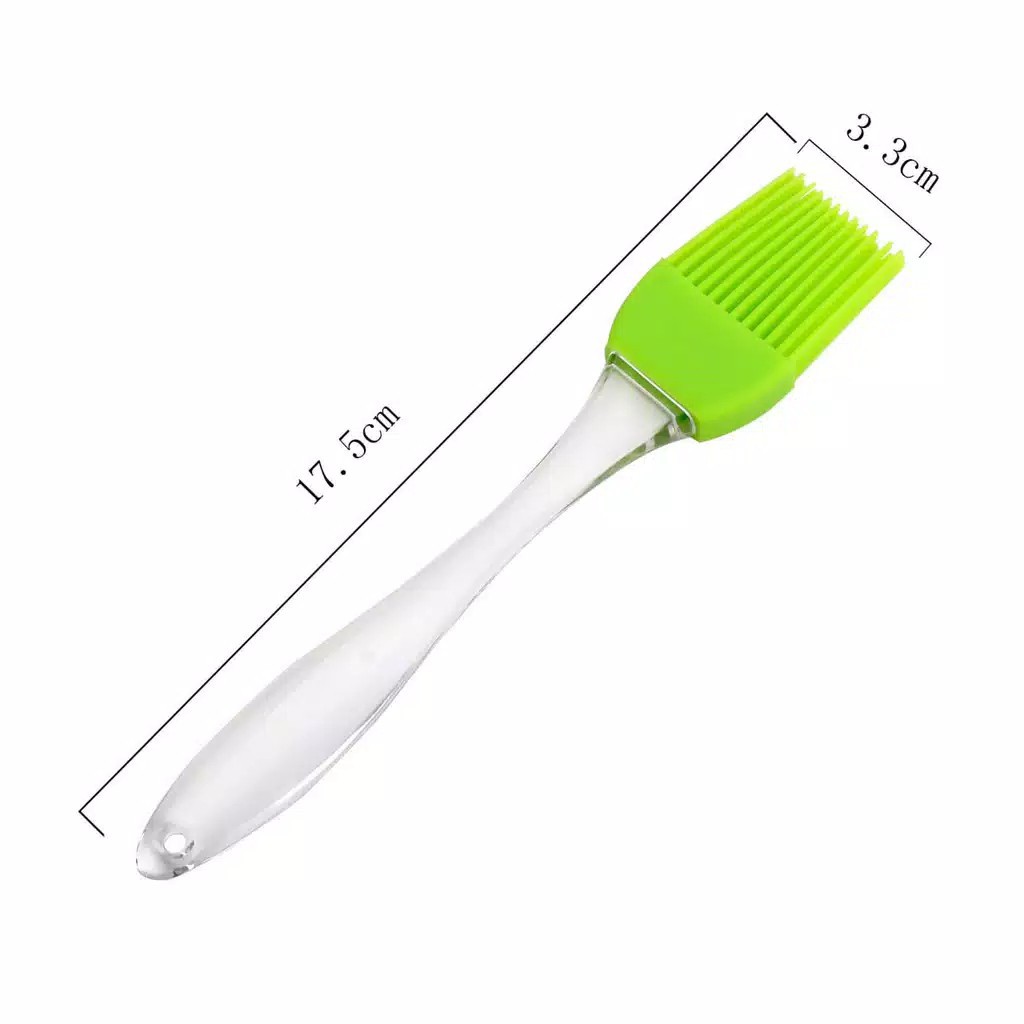 Vinztstore -  Kuas Silikon Masak Spatula Silikon Mentega Food Brush Silikon Oles BBQ Selai Roti Tahan Panas Anti Lengket Silicon Cake