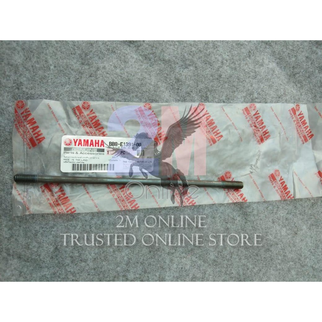Mm BOLT STUD 1 BAUT CYLINDER BLOK LEXI KIRI PER PCS ORI YGP BB8-E1391-00