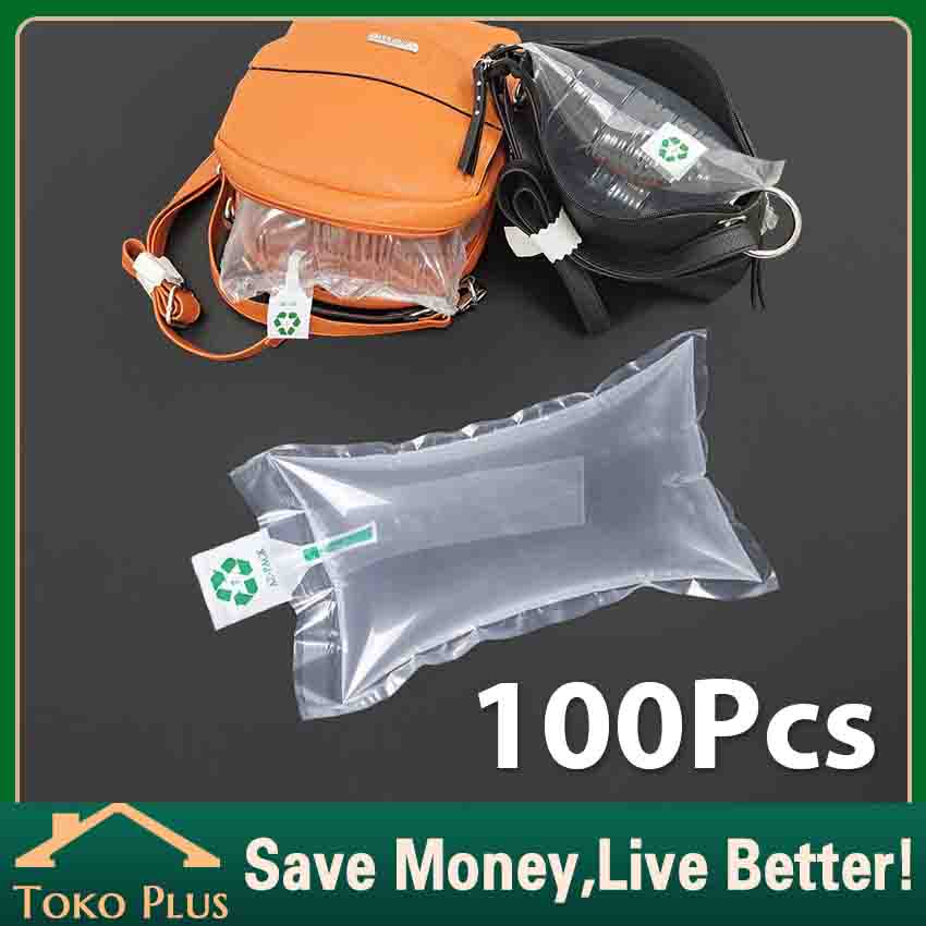 

100Pcs/Set Air Bubble Bag in Bag air bubble wrap tebal -Plastik udara- 20x10cm/15x9cm Inflatable Buffer Bag Air Cushion Pillow Bubble Wrap Maker Express Package - ganjelan tas-Bubble air - Kantong Udara