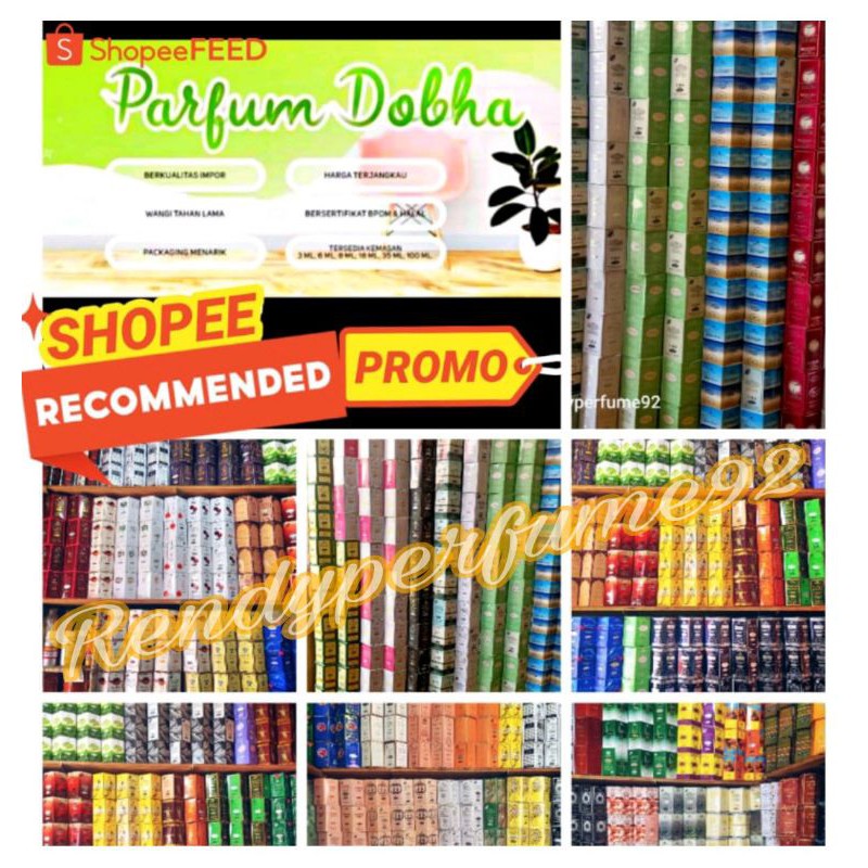 Paket 24 pcs/2 Lusin Dobha BEST SELLER - Parfum DOBHA 6ml Roll On 100% Non Alkohol