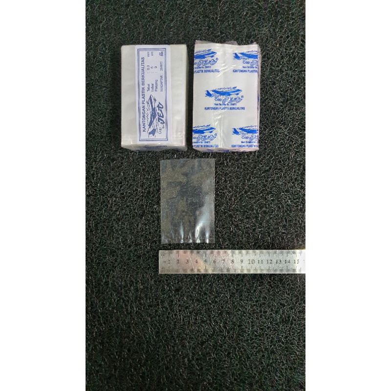 Plastik Kantong / Kantong Plastik PP Tebal 0.03 Cap Jet Lebar 6 Cm Panjang 9 Cm