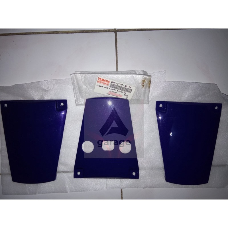 Sambungan body pad body yamaha fizr fiz r f1zr DVC warna ungu 1997/1998 non bolong ori nos