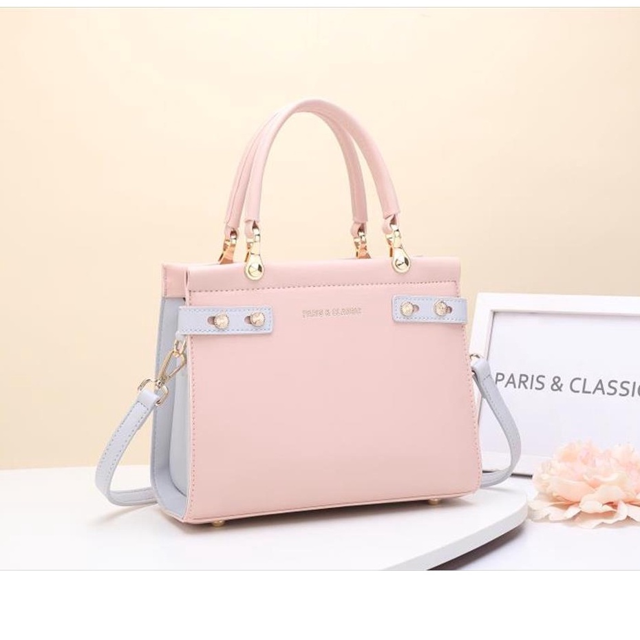 Paris Classic Tas Wanita Import Branded Original Terbaru Handbag Selempang Wanita Top Handle Bag Tas Fashion Wanita Import [PC 3158]