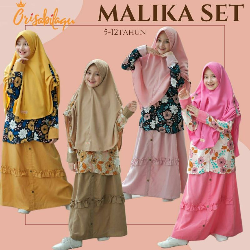 One set anak/gamis anak Malika