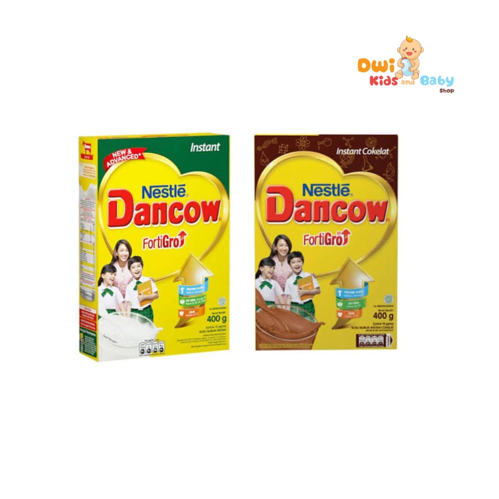 

DANCOW FORTIGRO INSTAN 400 GRAM / DANCOW INSTAN PUTIH coklat 400GR