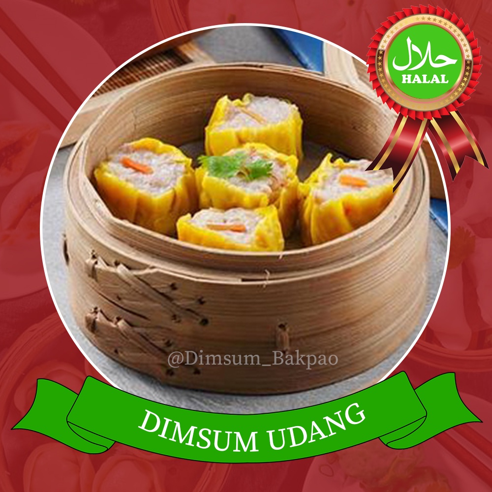 

Dimsum Siomay Udang isi 25pcs makanan lezat gurih DIMSUM BAKPAO