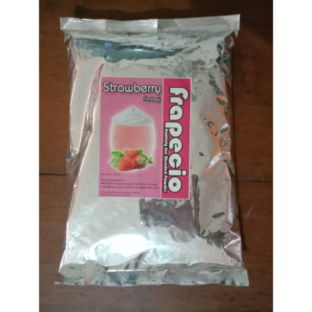 

PROMO PREMIUM POWDER DRINK/BUBUK MINUMAN KEKINIAN FRAPECIO STRAWBERRY FANTASY