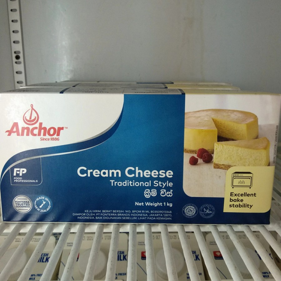 

Anchor Cream Cheese 1kg (Khusus Gosend/GrabExpress)