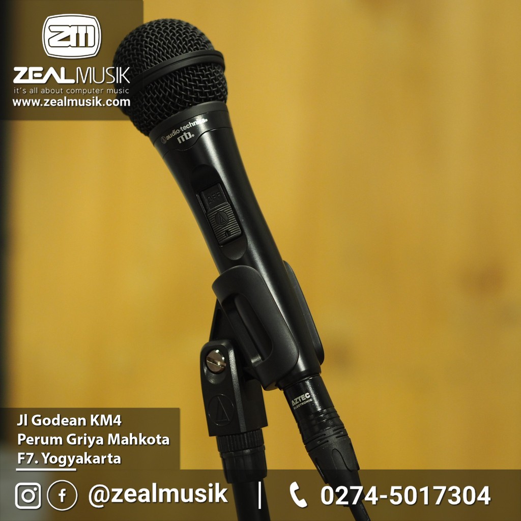 Jual Audio Technica MB1KB Microphone dynamic Zeal Musik Jogja