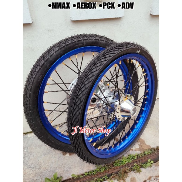 SEPAKET VELG JARI JARI JUPITER Z VEGA R FORCE 1 F1ZR SUPRA KARISMA REVO BLADE JUPITER MX LAMA MX NEW VEGA ZR RR R JUPITER Z Z1 DLL + Ban Luar Dalam Dan Cakram