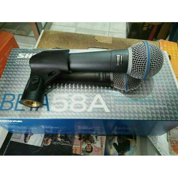 ORIGINAL ASLI MIC MIK MICROPHONE KABEL SHURE BETA 58A ORIGINAL ASLI