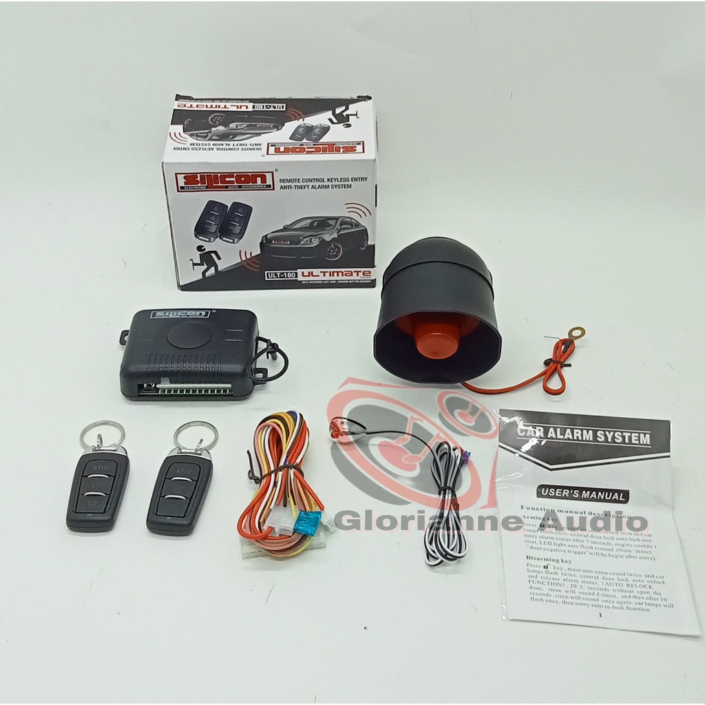 ALARM MOBIL UNIVERSAL SILICON ORIGINAL GARANSI RESMI