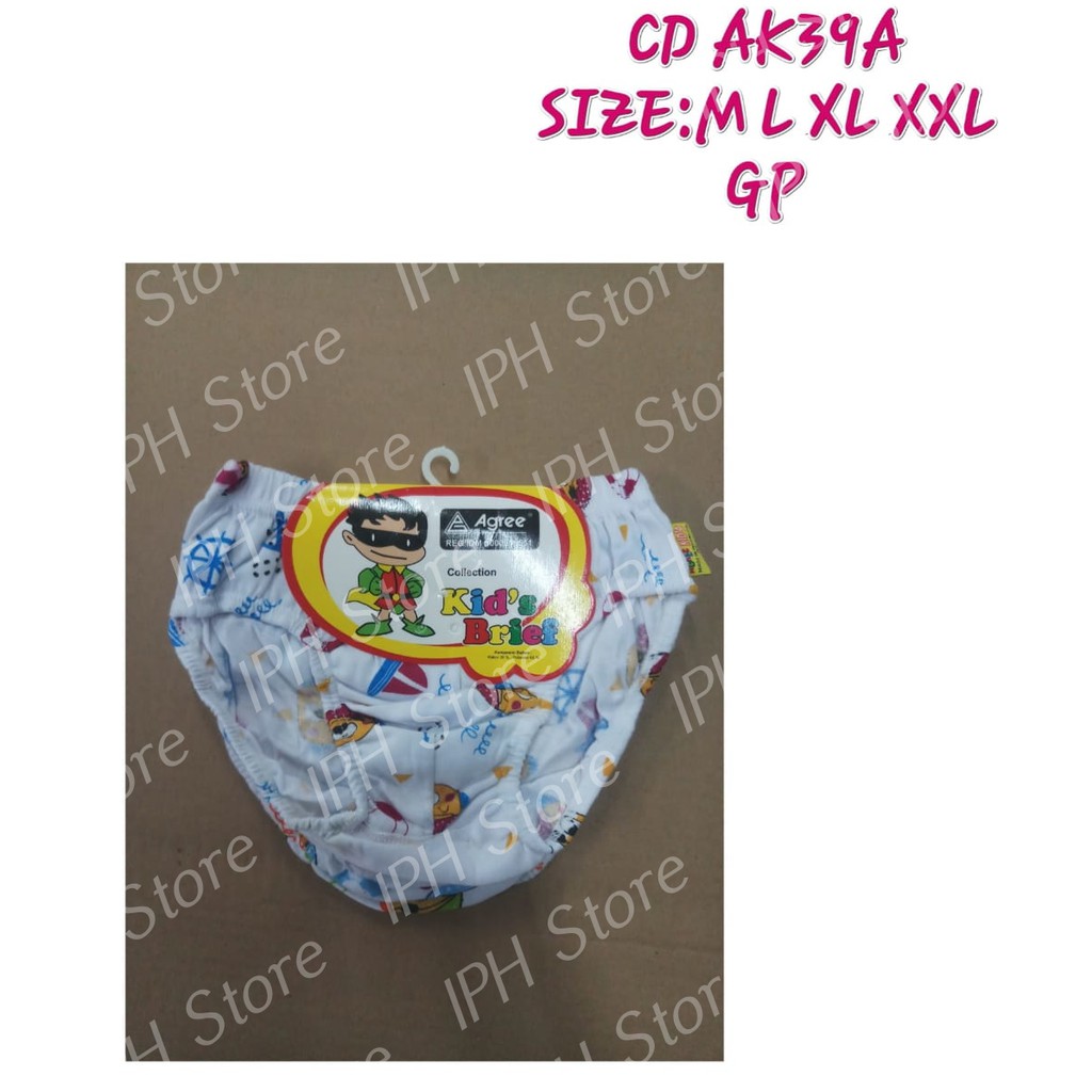 Celana Dalam / Underwear Anak Agree AK39A (Isi 3 Pieces)