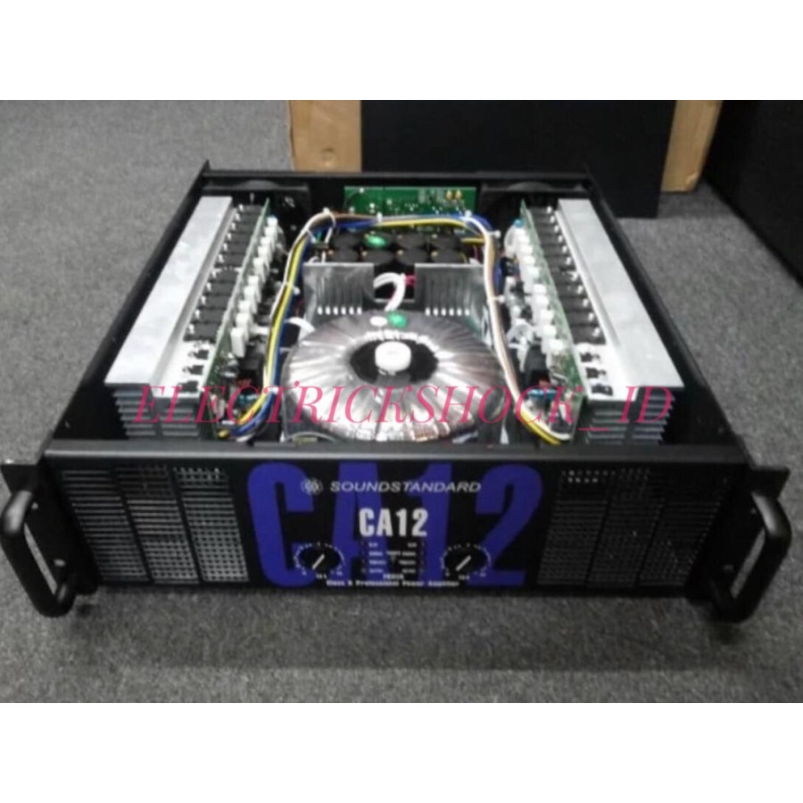POWER AMPLIFIER SOUNDSTANDARD CA 12 SOUNDSTANDARD CA12 BODY PANJANG