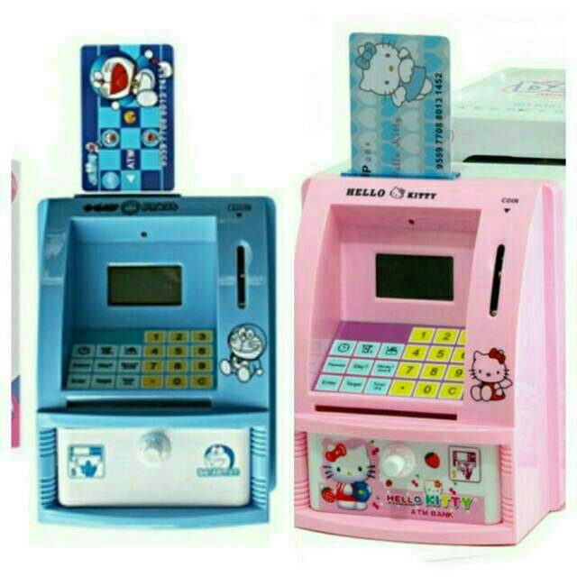 (PROMO JANUARI )NEW CELENGAN ATM MINI KITTY DORAEMON POOH
