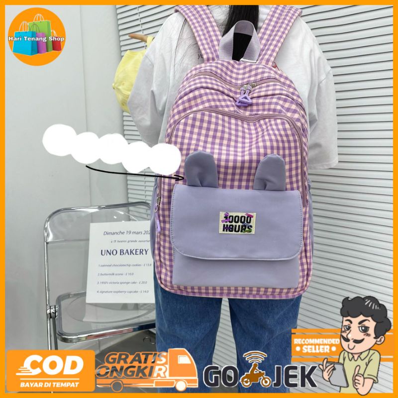 Tas Ransel Anak Sekolah Backpack Fashion Wanita Tas Anak Perempuan Tas Sekolah Anak SD SMP SMA 04