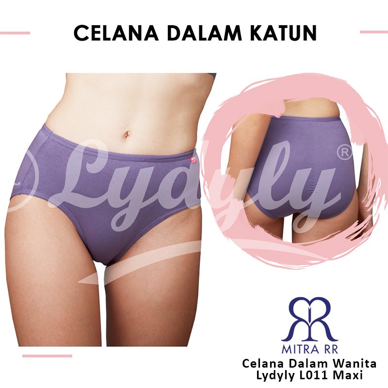 Celana Dalam Lydyly L 011 L 005 / CD Wanita Dewasa Maxi Polos Renda Ecer