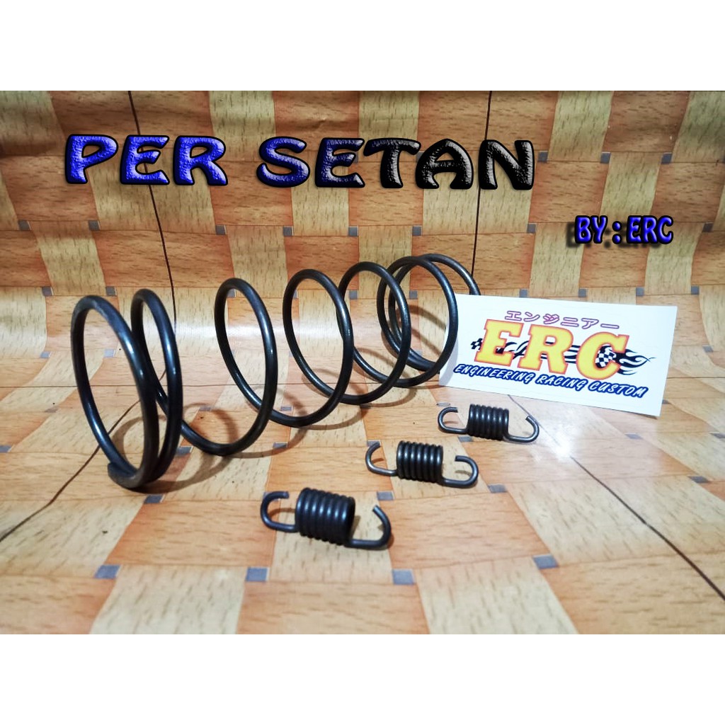 PER SETAN PER CVT CUSTOM + PER SENTRI PCX VARIO 125 150 NMAX AEROX LEXI DLL BAJA JERMAN RACING