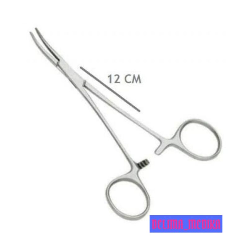 Klem Bengkok Mosquito 12cm / Mosquito Klem Bengkok / Klem Arteri Bengkok Mosquito