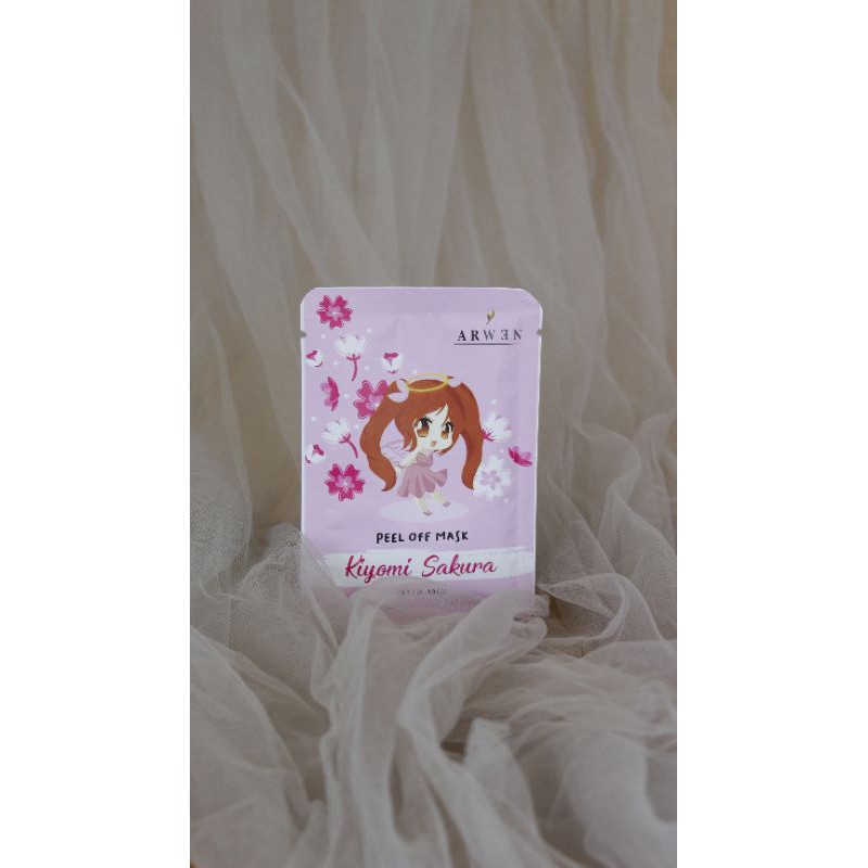 Masker Wajah Organik (Peel Off) By Arwen Variant Kiyomi Sakura