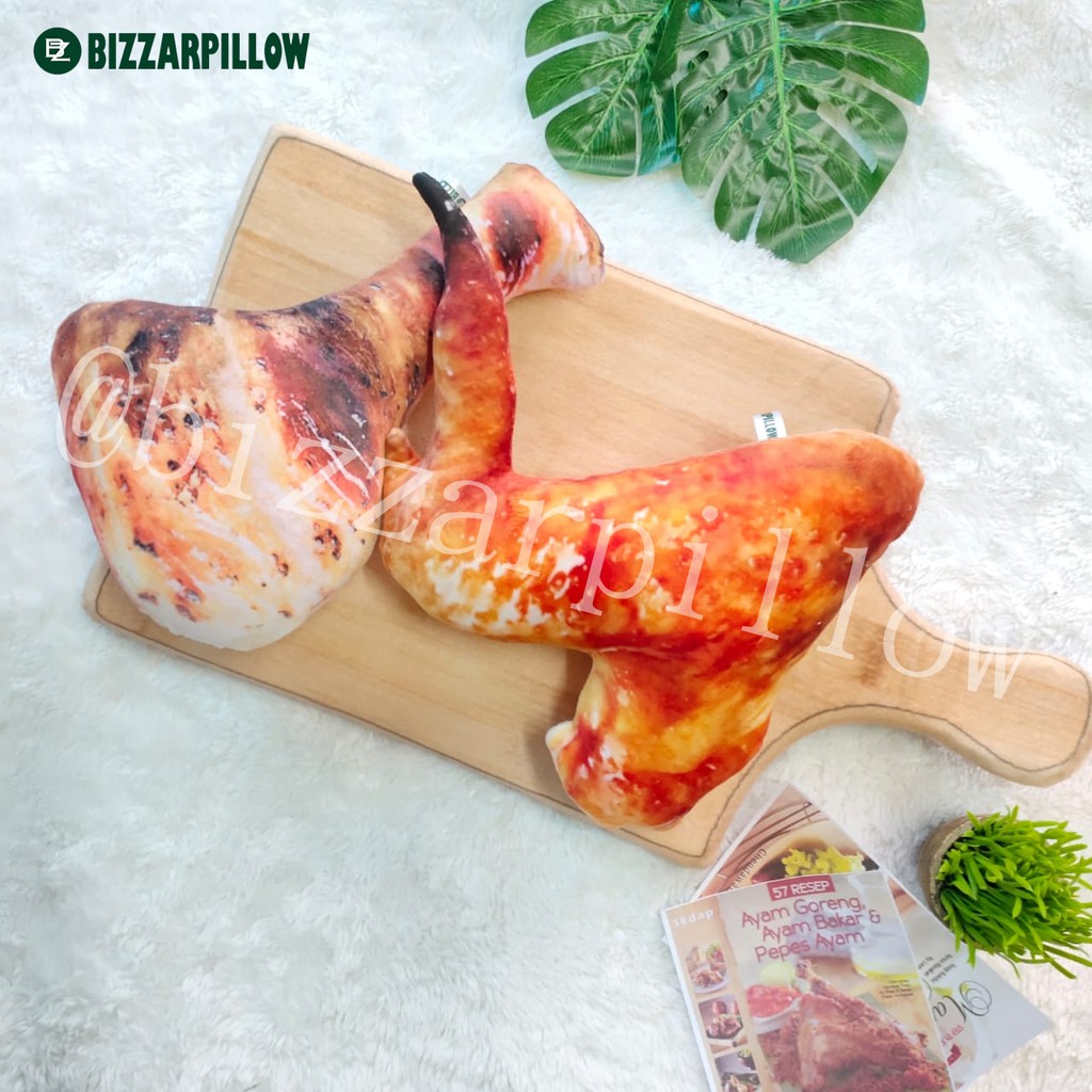 Bizzarpillow Bantal Sayap Ayam Paha Ayam Size M BZ117