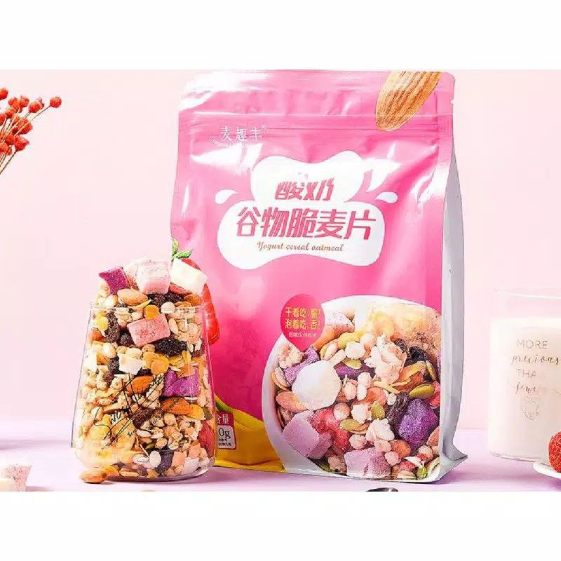 (HALAL) 麦趣丰麦片 YOGURT FRUIT CEREAL OATMEAL MAIQUFENG SEREAL BUAH SEHAT