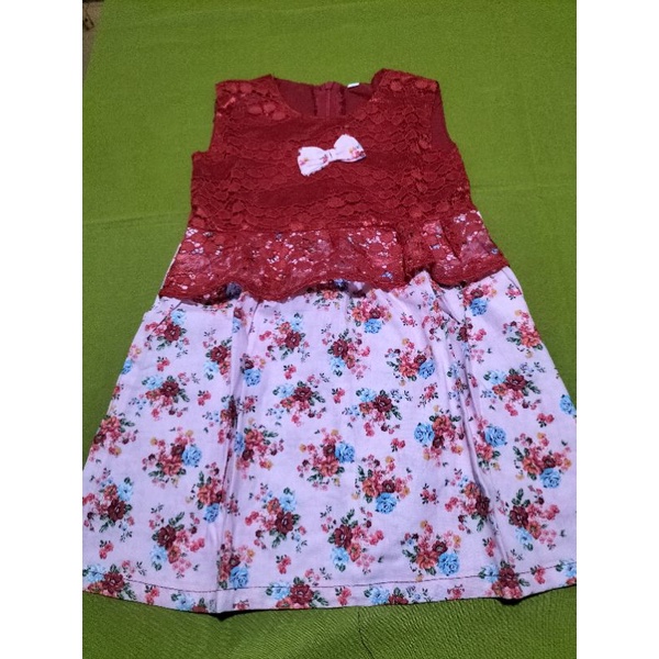 dress anak 1-2 tahun,baju anak perempuan