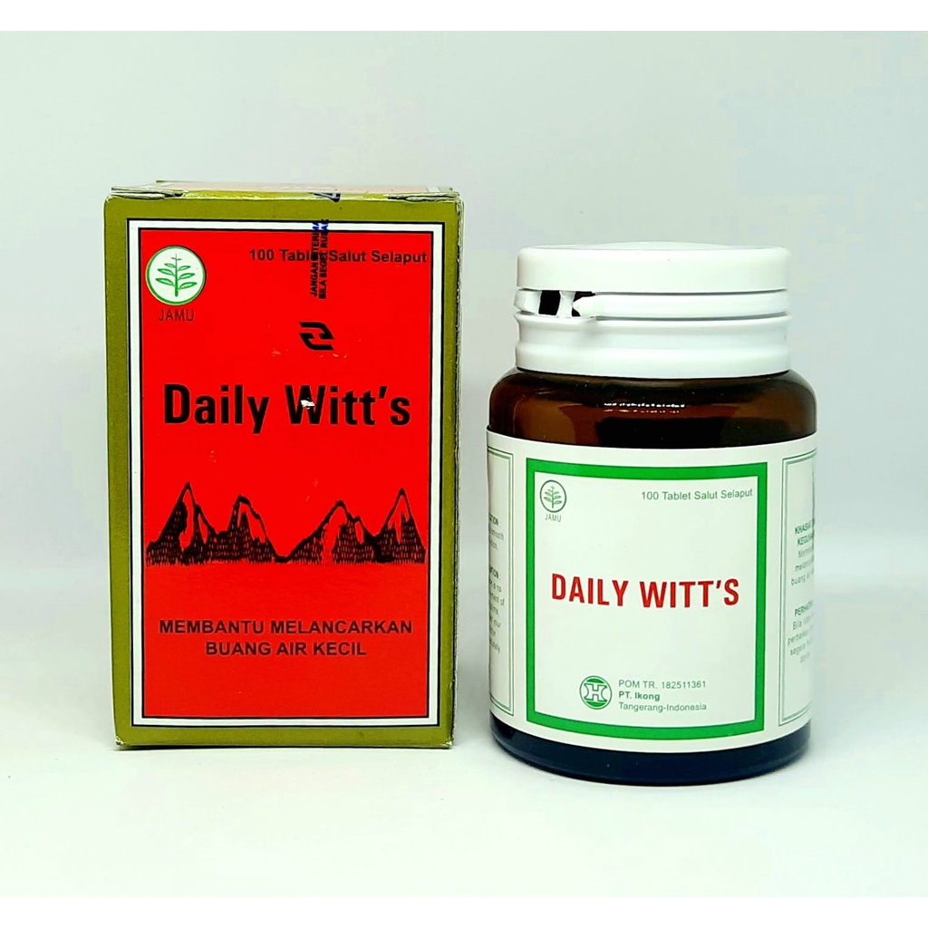 DAILY WITTS obat sehat ginjal - kencing tidak lancar herbal