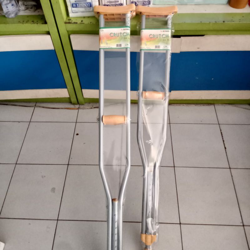 Alat Bantu Jalan Tongkat Kruk Ketiak / Kruk Ketiak / Tongkat Jalan Ketiak