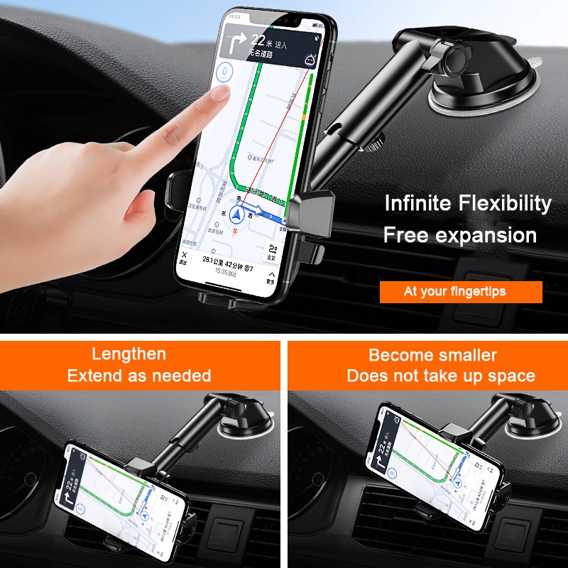 Bracket Dudukan Handphone Untuk Kisi Ac Dashboard Mobil