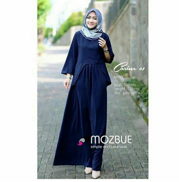 Corine Dress DRESS MUSLIM, baju wanita, baju gamis, dress, gamis, Baju gamis, fashion wanita