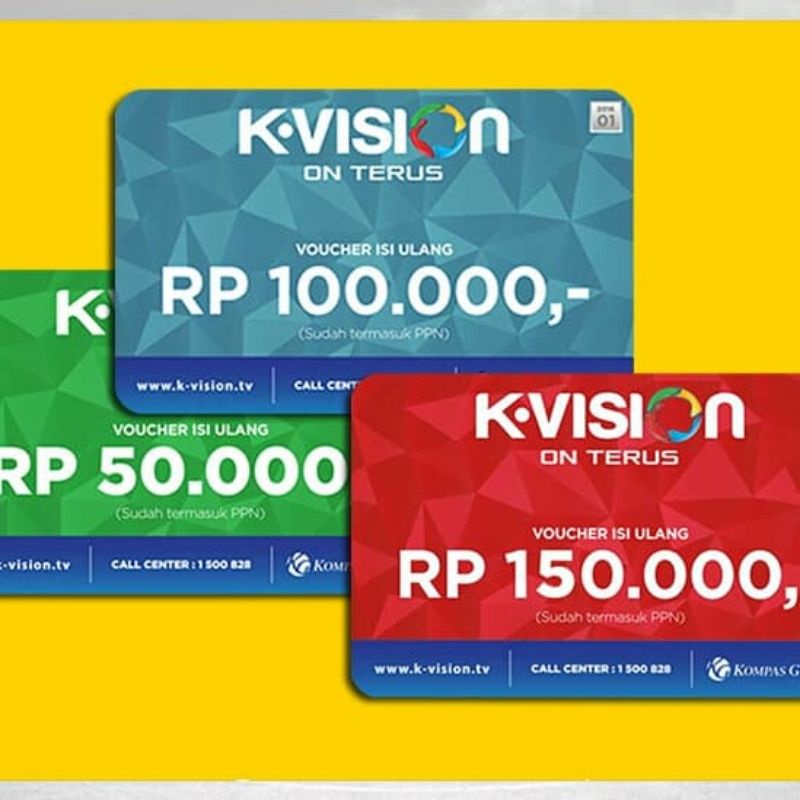 voucher topup saldo k vision termurah  KVISION TV Bromo&cartenz