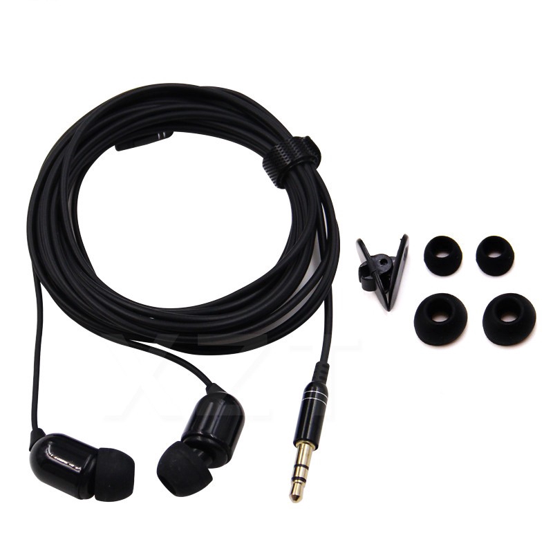 Headset Kabel 3meter Panjang 3.5mm Dengan Mikrofon/Cocok Untuk Siaran Jangkar Rekaman Kartu Suara Live Double Bass Earphone/Universal PC Laptop Stereo Smartphones Subwoofer Headset