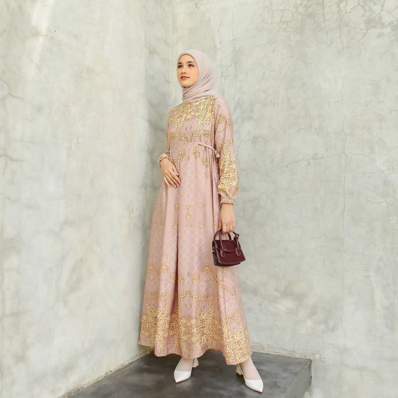 Gamis Maxmara Dior Silk Premium//Gamis Maxmara Lux Premium-DT 1 cream maxlux