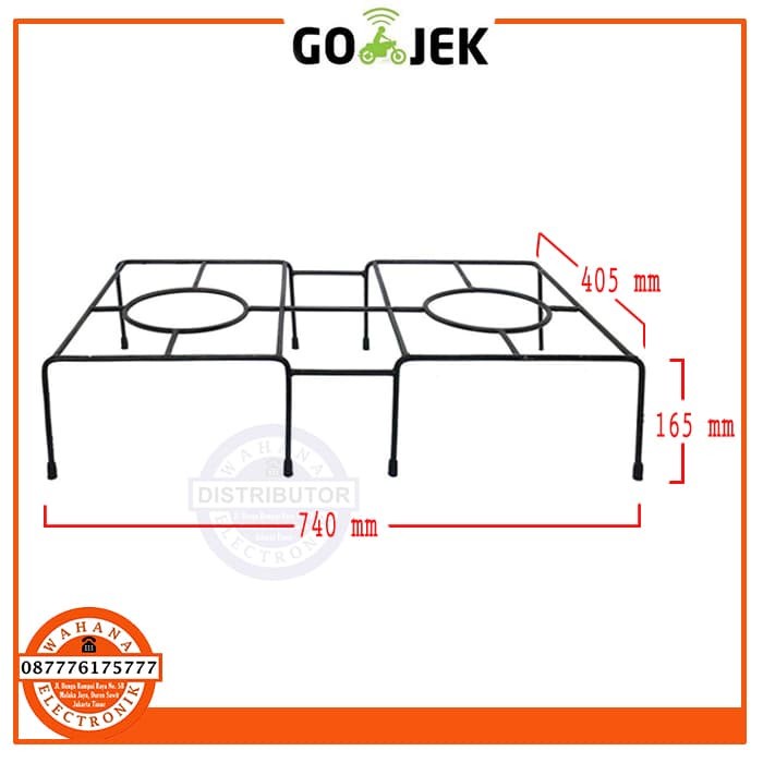 Kaki/Tangkringan Dudukan Oven Tangkring/Oven Kompor/Kukusan Kompor