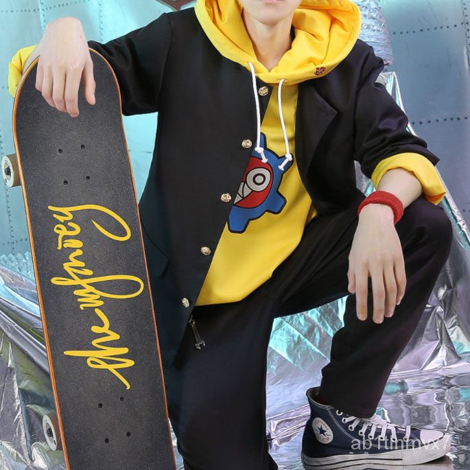 SK8 the Infinity Cosplay Reki Kyan Hoodie Sweatshirt Jacket SK Eight Skateboard Uniform Costume
