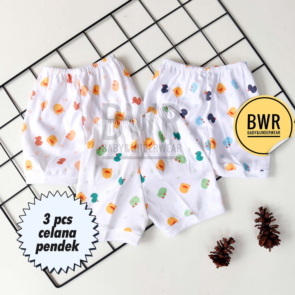 [ 3 setel ] Setelan Shankusen Baju PENDEK + Celana PENDEK | Setelan Bayi Newborn Pino Piko - Bwr IX