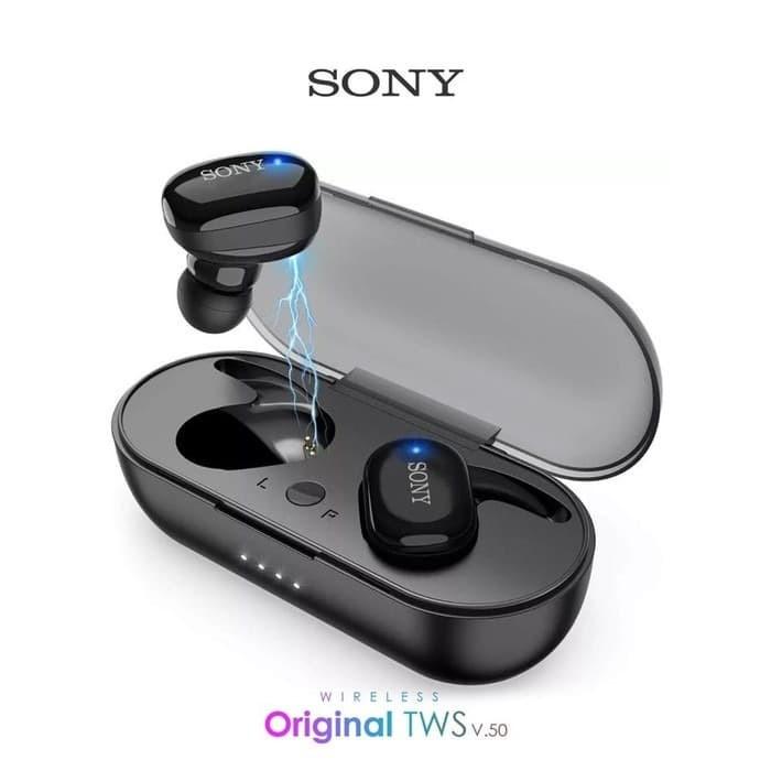 Earphone Wireless Sony Tws Bluetooth Headset Handsfree Headphone Hp
