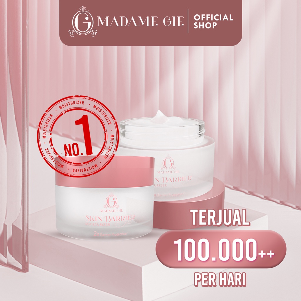 Madame Gie Skin Barrier Moisturizer Skincare Pelembab Mengangkat Sel Kulit Mati Menenangkan Kulit