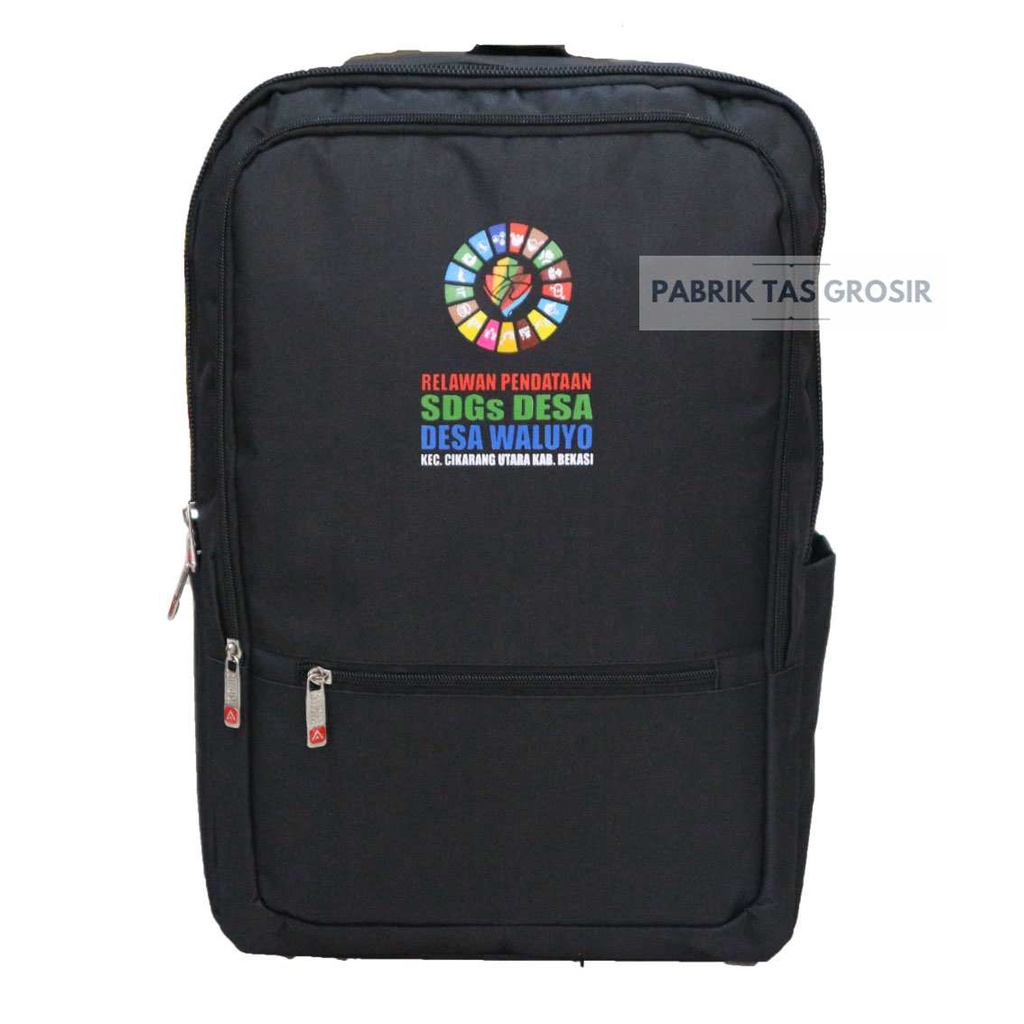 PESANAN GROSIR TAS SEMINAR SOUVENIR PROMOSI SABLON SDGS DESA SIMPANGAN RANSEL ALTIFO GROSIR MURAH