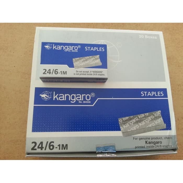 Isi Staples Kangaro No. 3 (24/6) ( PCS / DUS KECIL )