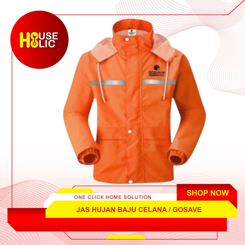 Jas Hujan Motor Mantel Baju dan Celana / Jas Hujan Baju Celana