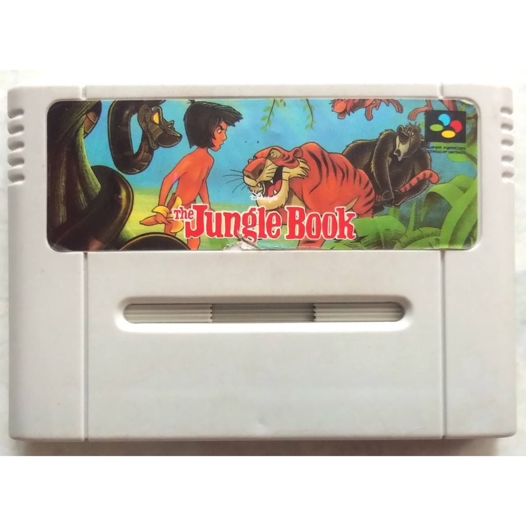 Kaset SNES Super Nintendo Jadul Jungle Book