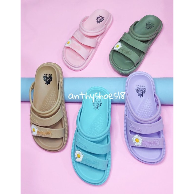 *NEW* Sandal Selop / Selop Tali Anak Perempuan DULUX 323 Bunga Matahari Size 30-35