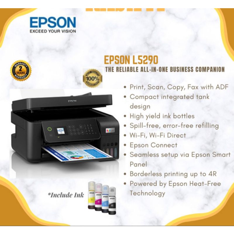 printer epson L5290 pengganti epson L5190 garansi resmi