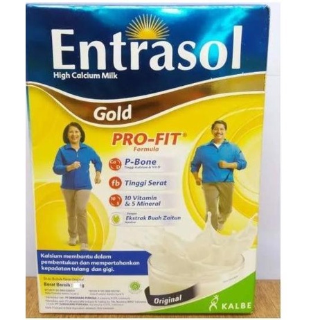 

[COD] Entrasol Gold Susu Original Dewasa Pro-Fit Original Box 600Gr [COD]