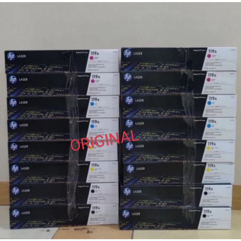 Toner hp LaserJet 119a 1set 4warna.cymb(1paket)