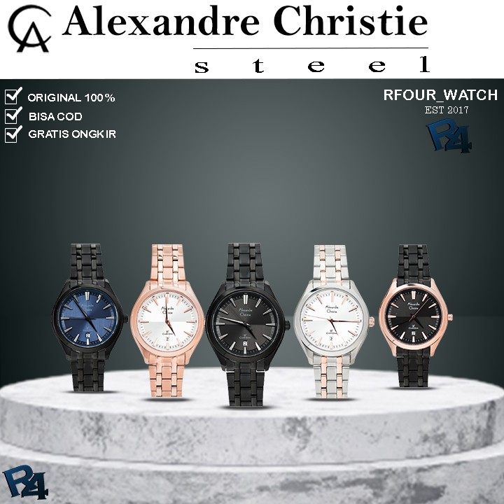 JAM TANGAN WANITA ALEXANDRE CHRISTIE ORIGINAL ALEXANDER CHRISTIE WANITA JAM ALEXANDER CRISTIE 8646 W